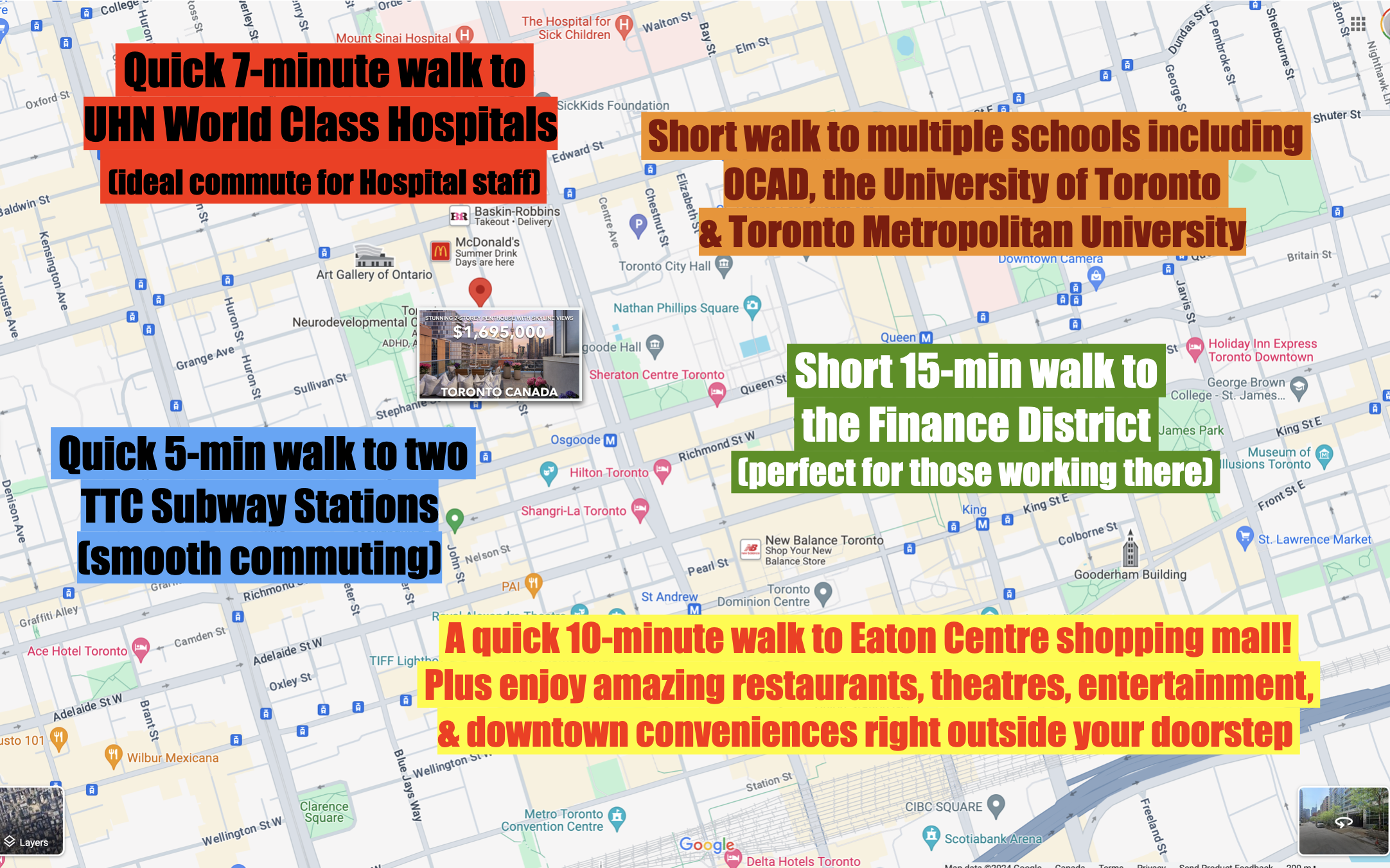 96 St Patrick St location